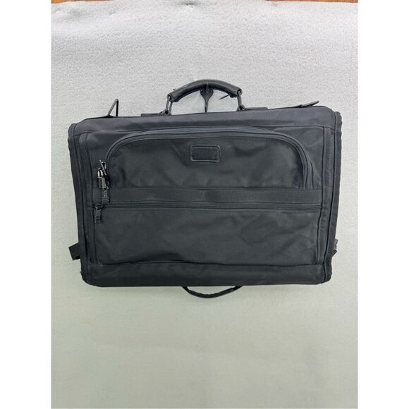 Tumi Mens Black Crossbody Strap Alpha Trifold Carry On Garment Bag - Picture 1 of 13